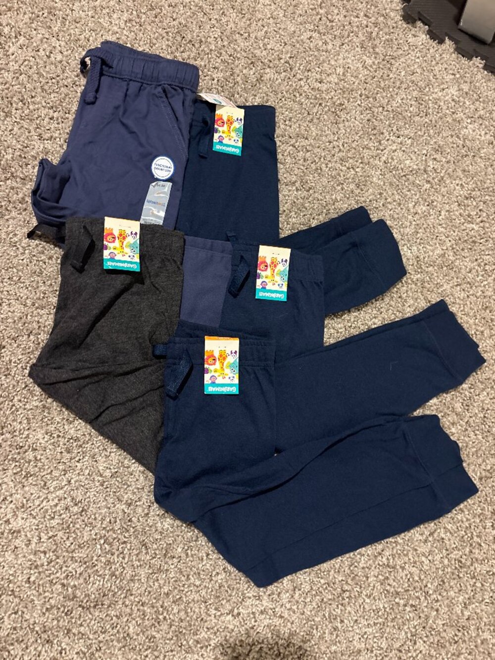 NWT toddler boys pants bundle size 4T Granimal joggers navy gray